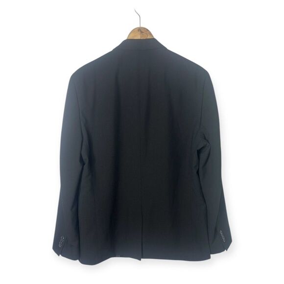 Ben Sherman Blazer Mens 42R Black Tailored Classic Fit Stretch Two-Button Jacket - Picture 2 of 6